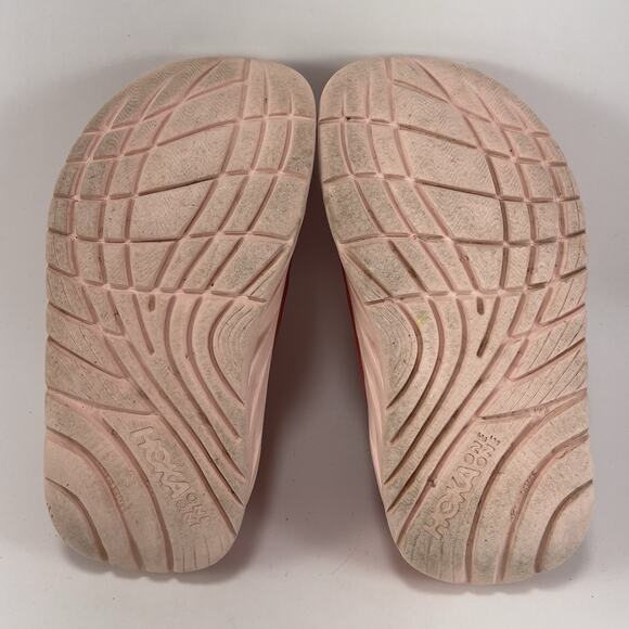 Hoka One One Ora Recovery Sandals Womens Size 5 Latana Pink Salt Comfort Slides - Picture 7 of 10
